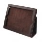 Lichee Pattern Tobago Leather Case For iPad 2 Brown FREE Shipping