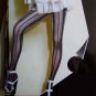 Pantyhose Leggings Metallic Thread Stripe Style Black FREE Shipping