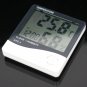 HTC-1 Digital LCD Temperature Meter Alarm Clock Temp FREE Shipping
