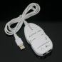 USB Guitar Link Cable PC Recording White FREE Shipping