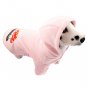 Button Closure Style Coat Pink Colors for Dog Pet FREE Shipping