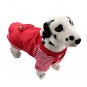Dog Vest Style Pullover Coat with Stripe Pattern Red FREE Shipping