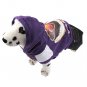 Dog Pullover Style Dress Clothes with Hoodie Purple FREE Shipping