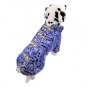 Tang Suit Style Dress Blue Color for Dog Pet FREE Shipping