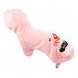 Button Closure Style Coat Pink Colors for Dog Pet FREE Shipping