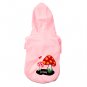 Button Closure Style Coat Pink Colors for Dog Pet FREE Shipping