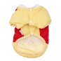 Cotton-padded Jacket Clothes Yellow for Dog Pet FREE Shipping