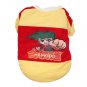 Cotton-padded Jacket Clothes Yellow for Dog Pet FREE Shipping
