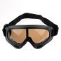Ski Sports Glasses Goggles Brown Lens Black Frame FREE Shipping