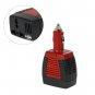 12V DC to 220V/110VAC 75W Power Inverter Free Shipping