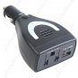 DC 12V to AC 220V+ USB 5V 75W Car Power Converter inverter