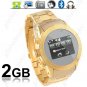2-SIM 2GB Unlocked Watch Mobile Cell Phone - Bluetooth Camera FM