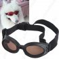 Anti-ultraviolet Sunglasses with Elastic Strap for Dog Pet - Black