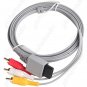 Game Console Composite Audio Video AV Cable RCA Cord for Nintendo Wii