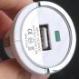 3-in-1 EU Adapter Mini Car Charger USB Cable for iPhone iPod iPad