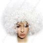 Synthetic White Funky Unisex Costume Cosplay Wig Hairpiece