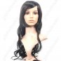 Synthetic Bob Styling Long Wavy Curly Wig - Swept Bangs Hairpiece