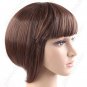 Smart Short Synthetic Hair - Flat Bang Straight Wig Hairpiece