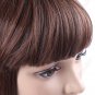 Smart Short Synthetic Hair - Flat Bang Straight Wig Hairpiece