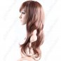 Stylish Women Wigs Long Curls Synthetic Fake Wavy Brown Hair