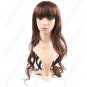 Synthetic Natural Long Wavy Curly Wig - Full Bangs Hairpiece