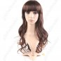 Synthetic Natural Long Curly Wavy Wig - Full Bangs Hairpiece