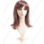 Synthetic Capless Natural Straight Wig - Swept Bangs Hairpiece