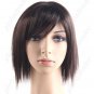 Synthetic Hair Shoulder-length Short Wig with Fringe Hairpiece