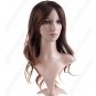 Long Synthetic Hair with Tilted Bang - Wavy Drops Wig Hairpiece