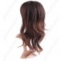Long Synthetic Hair with Tilted Bang - Wavy Drops Wig Hairpiece