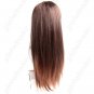 Synthetic Natural Long Full Straight Wig - Swept Bangs Hairpiece