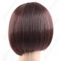 Synthetic Natural Short Straight Wig - Swept Bangs Hairpiece