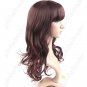 Synthetic Natural Long Wavy Curly Wig Crimped Fake Hair Hairpiece