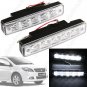 2 x LED Daytime Running Light Head Lamp for Car Vehicle Automobile