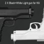 New 2 Laser Light Gun Pistol for Nintendo Wii Shooting Games