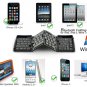 Portable Bluetooth Folding Keyboard for iPad iPhone Smartphone