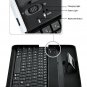 Black Aluminum Case Holder with Bluetooth Keyboard for iPad