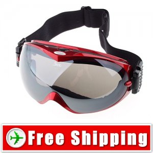 Sport Snowboard Ski Goggles Anti-Fog Dual Lens Red FREE Shipping