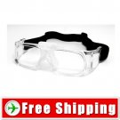 Outdoor Sports Safety Glasses Goggles Transparent Frame FREE Shipping