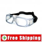 Sports Outdoor Safety Glasses Goggles Light Blue Frame FREE Shipping
