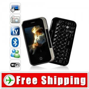 Gunslinger Cell Mobile Phone QWERTY and Swivel Touchscreen