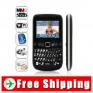Unlocked TV Dual-SIM QWERTY Cellphone Mobile Phone WiFi