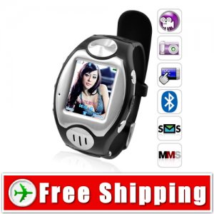 Camera Touchscreen Mobile Watch Phone Quad Band Bluetooth