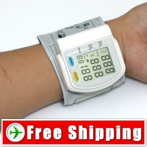 Automatic Digital Wrist Blood Pressure Heart Pulse Monitor