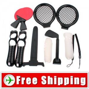 New 12-in-1 2-Players Motion Control Sport Pack for PS3 Move