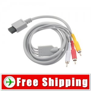 New 5 ft 3-RCA Composite AV HDTV HD Cable for Nintendo Wii