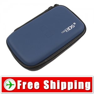 Cool Blue Pouch Hard Case for Nintendo DS Lite NDSi FREE Shipping