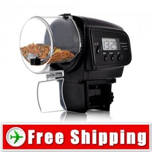 Automatic Fish Feeder with LCD Display - Anti-Jam Design FREE Shipping