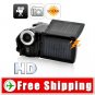 720P HD Solar Camcorder with Dual Charging Panels FREE Shipping