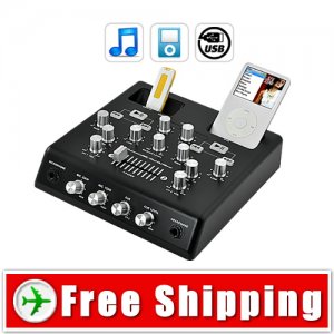 New iPod and USB DJ Mixing Deck Sound System FREE Shipping